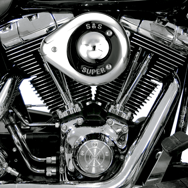 S&S CYCLE DS-289137 Teardrop Air Cleaner Kit - Chrome — image 2 of 2