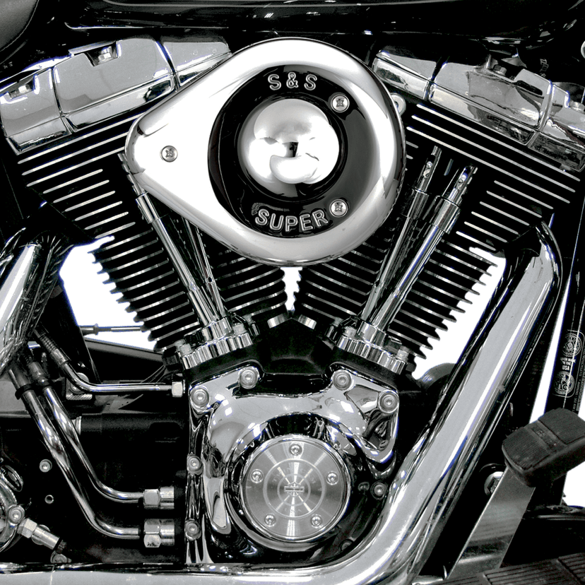 S&S CYCLE DS-289137 Teardrop Air Cleaner Kit - Chrome — image 2 of 2