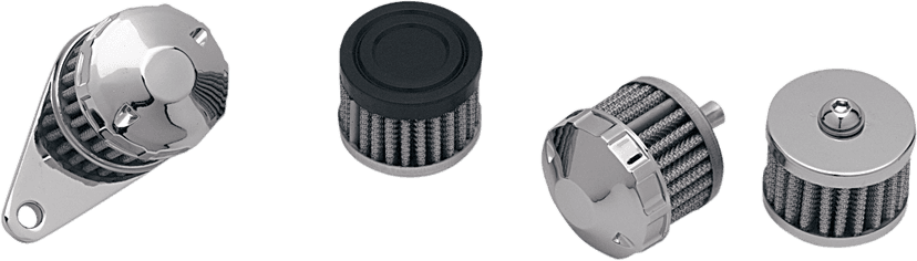 DRAG SPECIALTIES DS-289515 Assembly Mounting Base - Crankcase Vent Filter - Chrome
