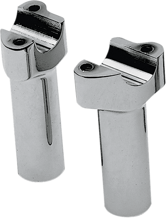 DRAG SPECIALTIES DS-290111 Buffalo Billet Aluminum Handlebar Risers - 4-1/2" - Chrome