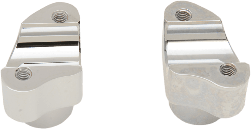 DRAG SPECIALTIES DS-290113 Buffalo Billet Aluminum Handlebar Risers - 1-1/2" - Chrome — image 1 of 2