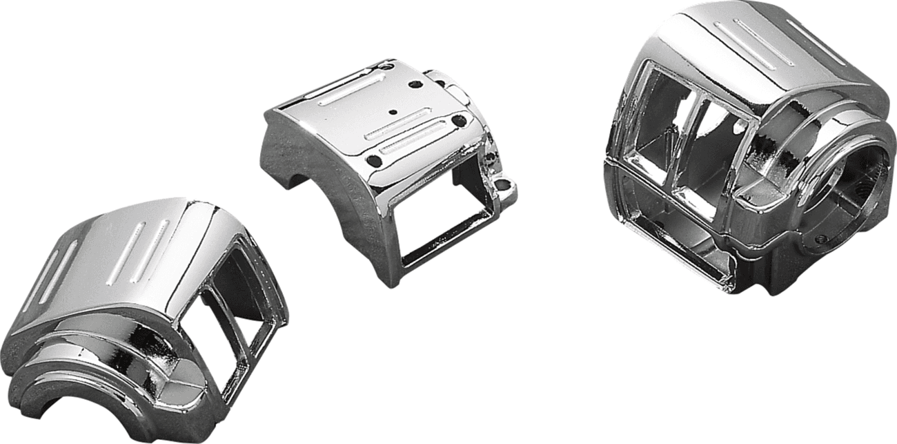 DRAG SPECIALTIES DS-290723 Handlebar Switch Housing Kit - Chrome