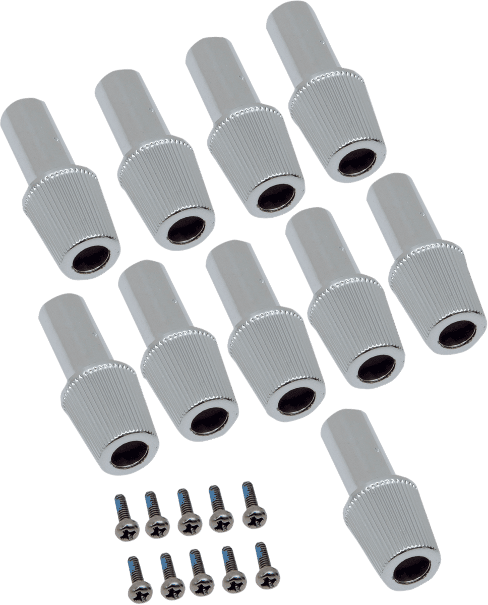 DRAG SPECIALTIES DS-293874 Replacement Reset Knobs - 10 Pack