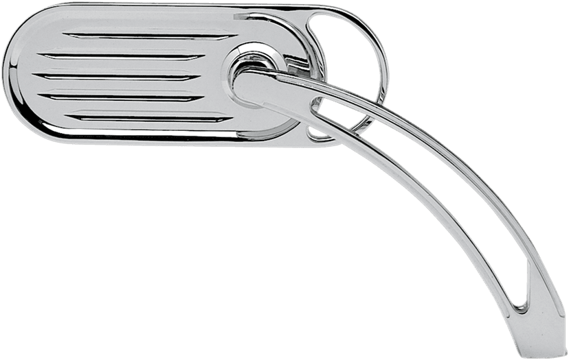 ARLEN NESS DS-302033 Mirror - Side View - Grooved Slingshot - Oval - Chrome