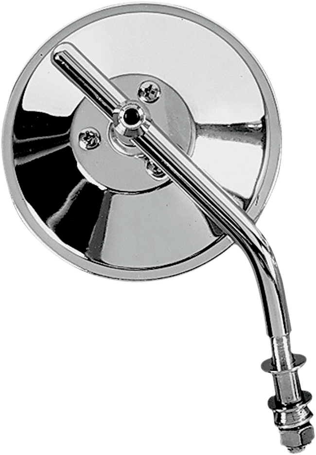 DRAG SPECIALTIES DS-302050 Mirror - Custom - Side View - Round - Chrome - Left/Right - 4" - Each