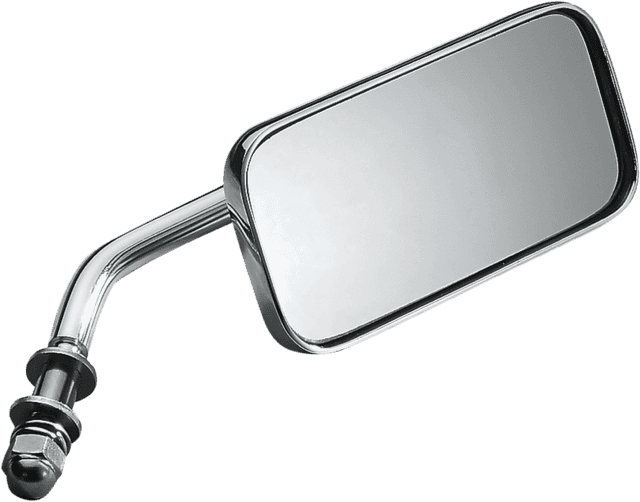 DRAG SPECIALTIES DS-302083 Mirror - Side View - Rectangle - Chrome - Each — image 2 of 3