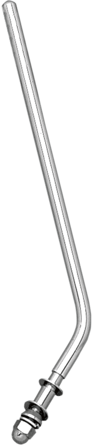 DRAG SPECIALTIES DS-302106 Mirror Stem - Replacement - Die-Cast Mirror - Long - Chrome