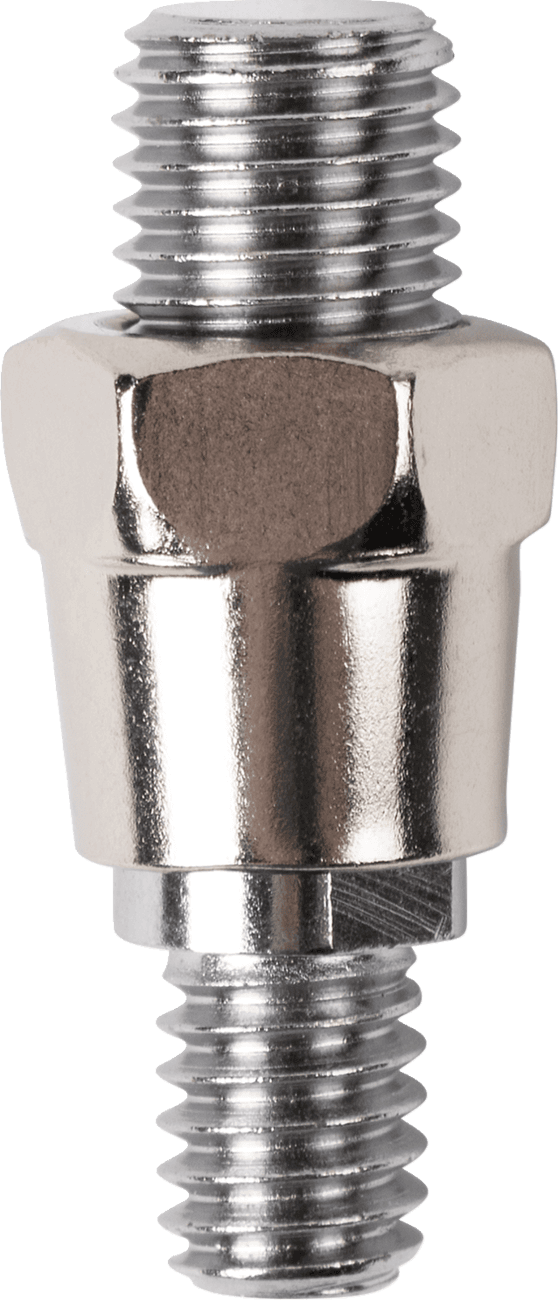DRAG SPECIALTIES DS-302148 Adapter - Mirror - Stealth - Standard - Right/Left - Chrome