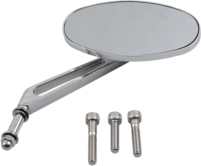 DRAG SPECIALTIES DS-302150 Mirror - Stealth I - Side View - Oval - Chrome — image 1 of 3