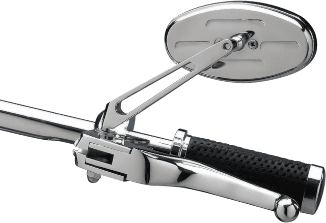 DRAG SPECIALTIES DS-302150 Mirror - Stealth I - Side View - Oval - Chrome — image 2 of 3
