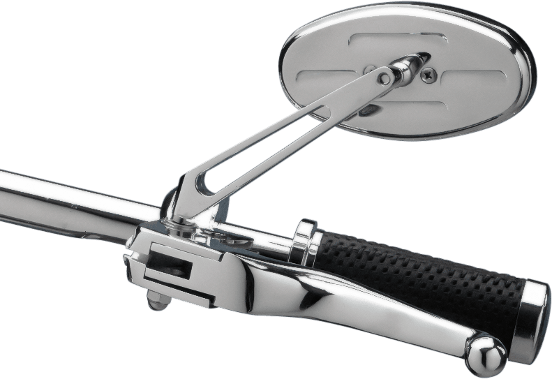 DRAG SPECIALTIES DS-302150 Mirror - Stealth I - Side View - Oval - Chrome — image 2 of 3