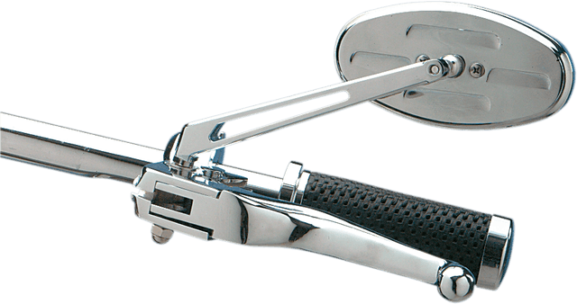 DRAG SPECIALTIES DS-302152 Mirror - Stealth II - Side View - Oval - Chrome — image 1 of 2
