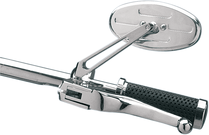 DRAG SPECIALTIES DS-302166 Mirror - Stealth I - Side View - Oval - Chrome