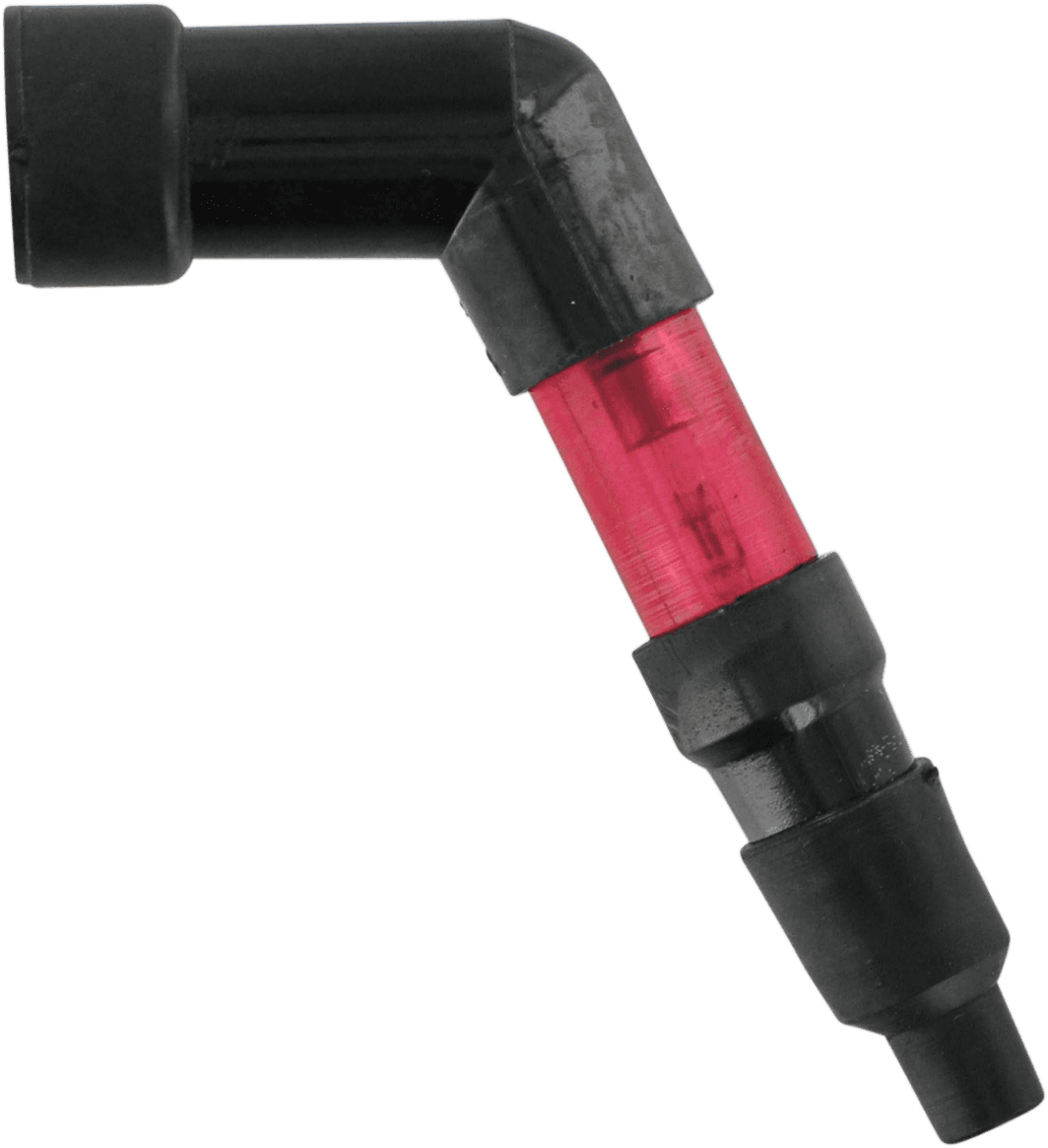 PARTS UNLIMITED DS-305012 Spark Plug Cap - 120 Degree - Red