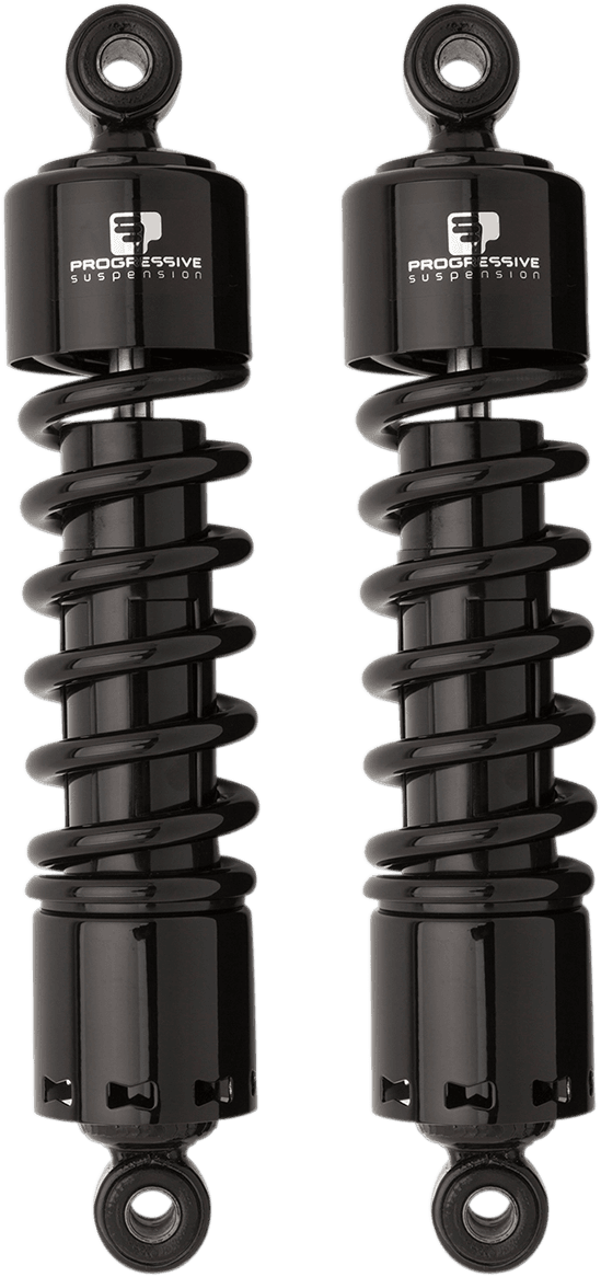 PROGRESSIVE SUSPENSION DS310053 412 Series Shock - 12" - Heavy Duty - Black - Dyna