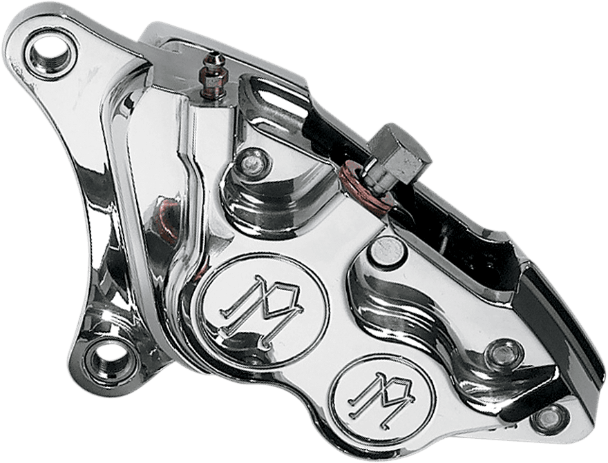 BARNETT DS-324608 Caliper - Front Left - Polished - 00-17 Harley-Davidson