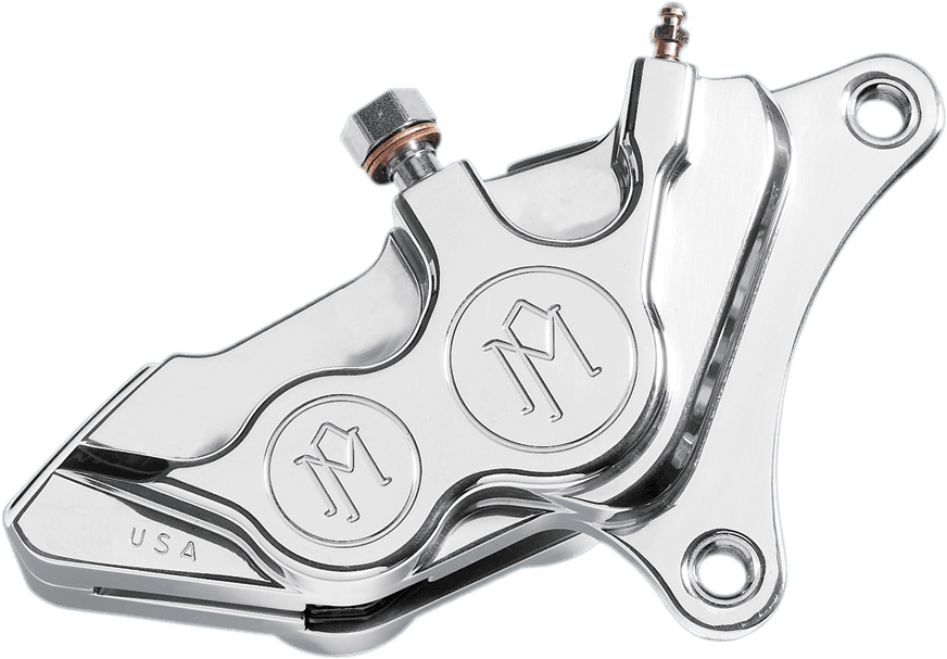 BARNETT DS-324609 Caliper - Front Left - Chrome - 00-17 Harley-Davidson