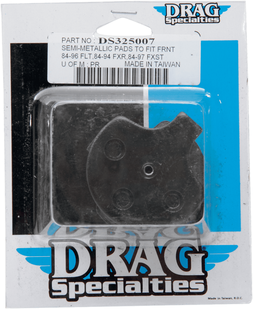 DRAG SPECIALTIES DS-325007 Organic Brake Pads - Harley-Davidson — image 2 of 3
