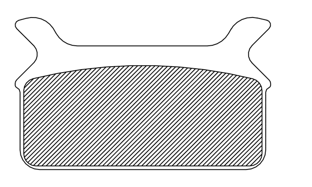 DRAG SPECIALTIES DS-325008 Organic Brake Pads - Touring — image 2 of 2