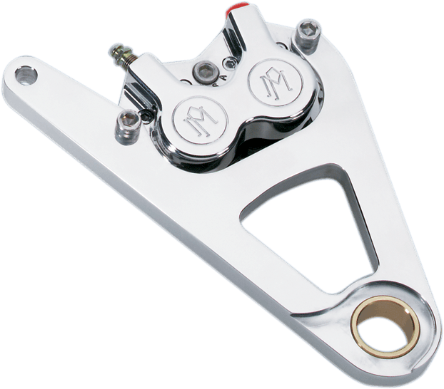 BARNETT DS-325059 Single Disc Caliper - Front - Polished - Springer 88-99 — image 1 of 2