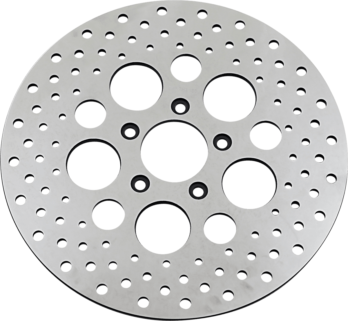 DRAG SPECIALTIES DS325091 Drilled Brake Rotor - Front - 11.5" - Harley-Davidson