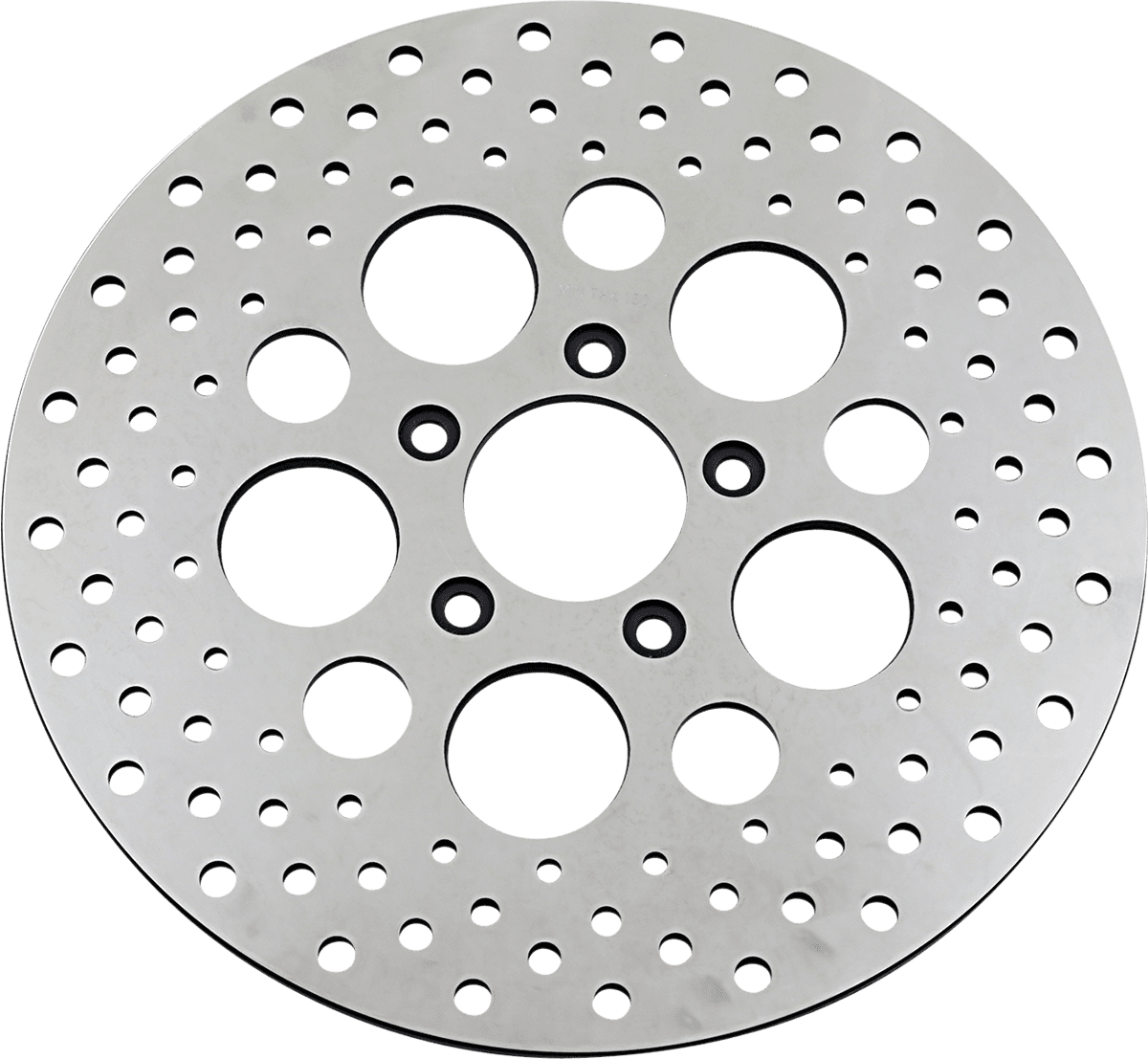 DRAG SPECIALTIES DS325091 Drilled Brake Rotor - Front - 11.5" - Harley-Davidson