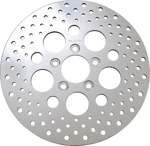 DRAG SPECIALTIES DS325092 Drilled Brake Rotor - Rear - 11.5" - Harley-Davidson — image 1 of 2