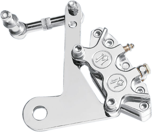 PERFORMANCE MACHINE (PM) DS-325097 Front Caliper - 10" - Chrome - 73-83FLH