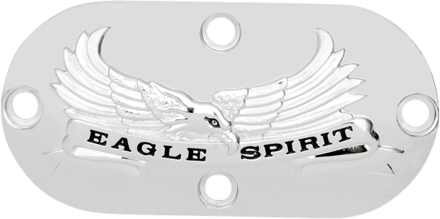 DRAG SPECIALTIES DS-325291 Inspection Cover - "Eagle Spirit" - Chrome