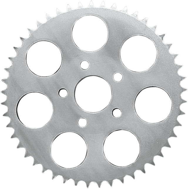 DRAG SPECIALTIES DS-325337 Rear Sprocket - Dished - 51 Tooth - Zinc - Big Twin/XL