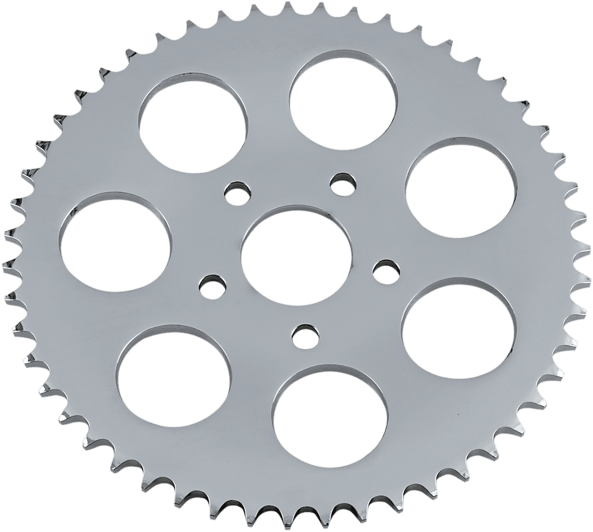 DRAG SPECIALTIES DS-325341 Rear Sprocket - Dished - 51 Tooth - Chrome - Big Twin/XL