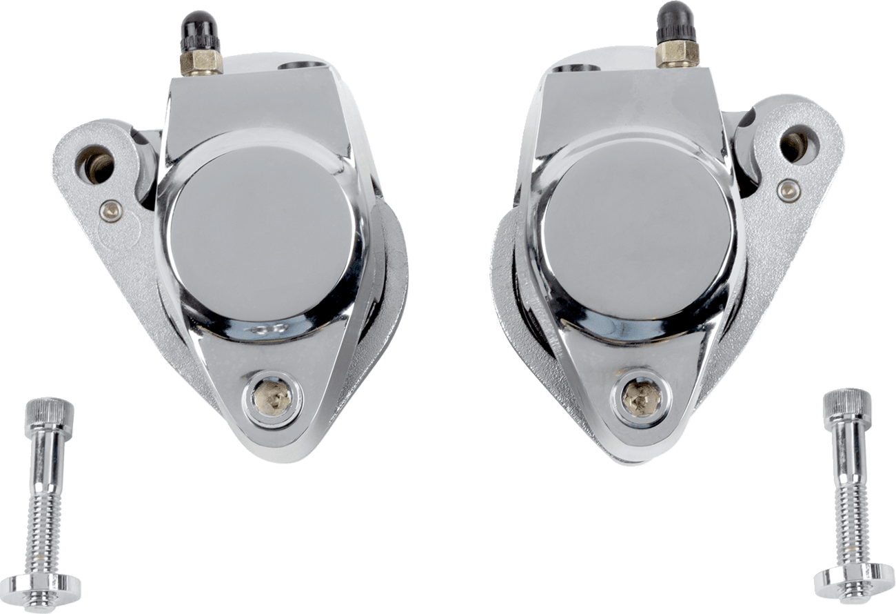 DRAG SPECIALTIES DS-325383 Front Caliper - Chrome - Dual Kit