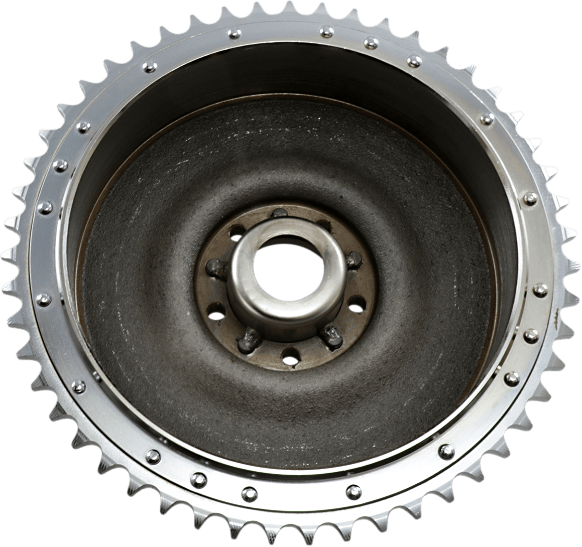 DRAG SPECIALTIES DS-325390 Brake Drum with Sprocket - 63-66