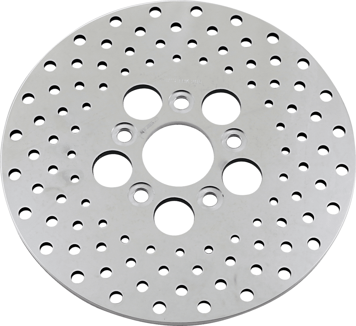 DRAG SPECIALTIES DS-325736 Polished Stainless Steel Rotor - 10"