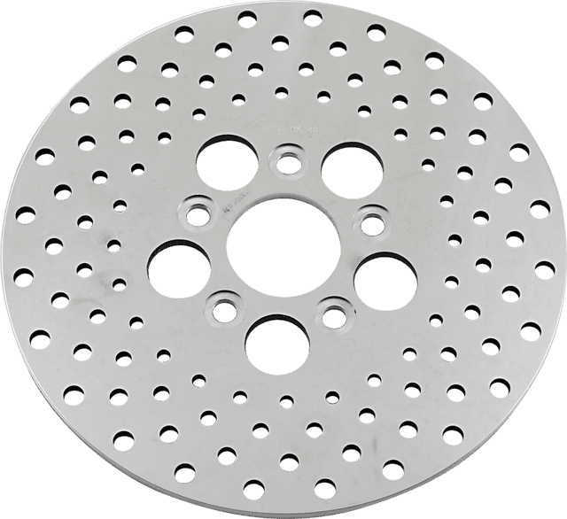 DRAG SPECIALTIES DS-325736 Polished Stainless Steel Rotor - 10"