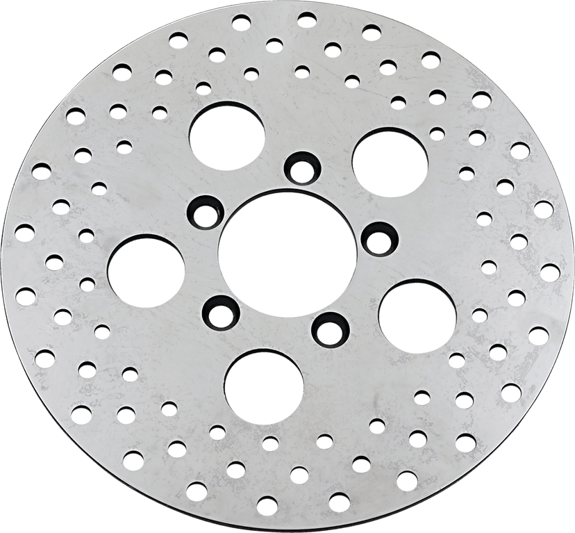 DRAG SPECIALTIES DS-325737 Polished Stainless Steel Rotor - 10"