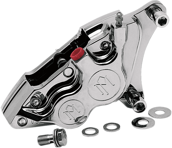 PERFORMANCE MACHINE (PM) DS-325988 Caliper - Front Left - Chrome - 84-99 Harley-Davidson