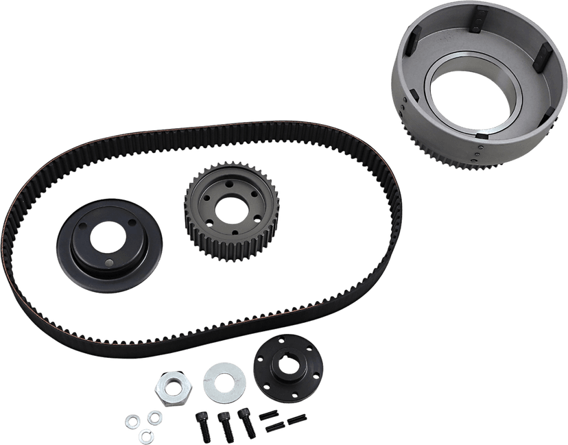 BELT DRIVES LTD. DS-360104 Belt Drive Kit - 1-1/2" - 8 mm - '41-'54