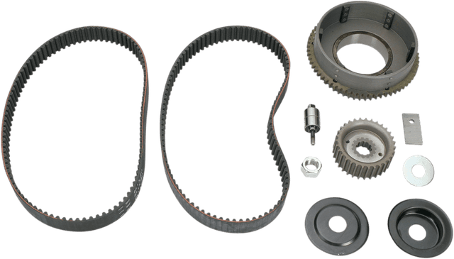 BELT DRIVES LTD. DS-360105 Belt Drive Kit - 1-1/2" - 11 mm - Electric Start w/Idler Gear - '79-E'84 Big Twin
