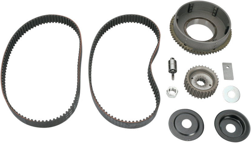 BELT DRIVES LTD. DS-360105 Belt Drive Kit - 1-1/2" - 11 mm - Electric Start w/Idler Gear - '79-E'84 Big Twin