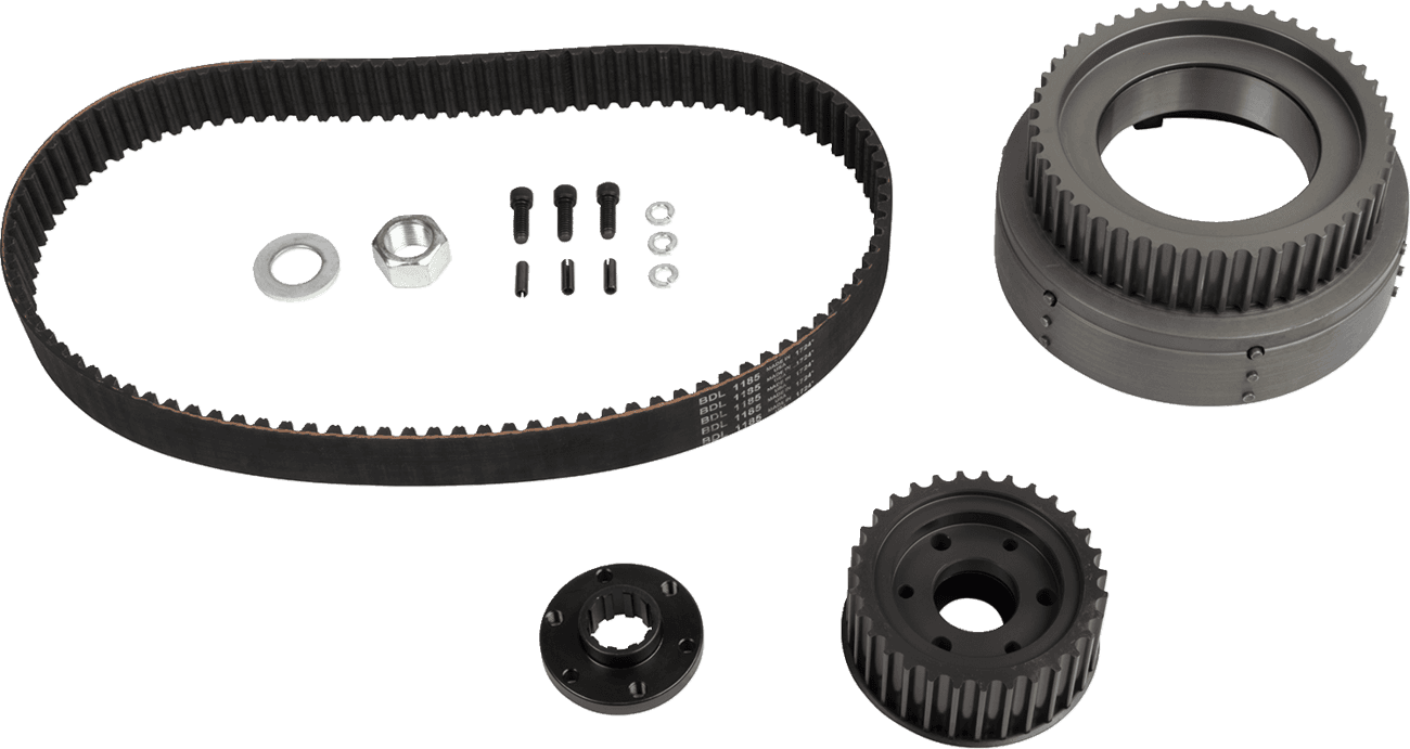 BELT DRIVES LTD. DS-360108 Belt Drive Kit - 1-1/2" - 11 mm - Kick Start - Spline Shaft - '55-'E84 Big Twin