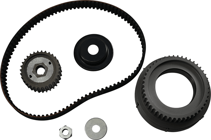 BELT DRIVES LTD. DS-360109 Belt Drive Kit - 1-1/2" - 11 mm - Kick Start - Taper Shaft - '41-'54 Big Twin