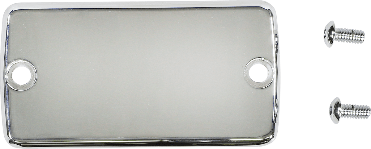 JOKER MACHINE DS-373449 Front Brake Master Cylinder Cover - Smooth - Chrome