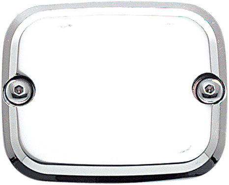 JOKER MACHINE DS-373454 Front Brake Master Cylinder Cover - Smooth - Chrome