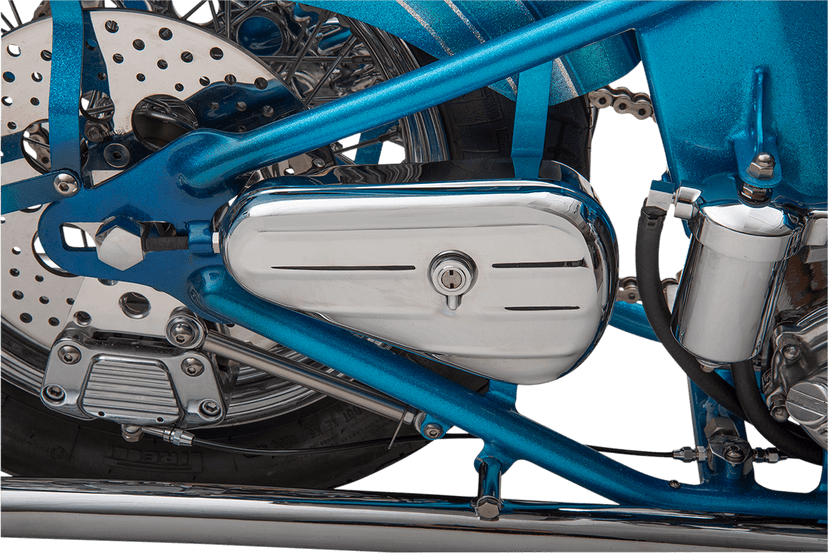 DRAG SPECIALTIES DS-373655 Right Teardrop Toolbox - Chrome — image 2 of 2