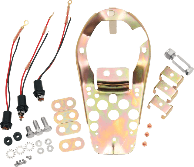 DRAG SPECIALTIES DS-373657 Three-Light Dash Base Plate