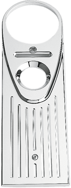 JOKER MACHINE DS-373878 Dash Cover - Ball-Milled - Chrome