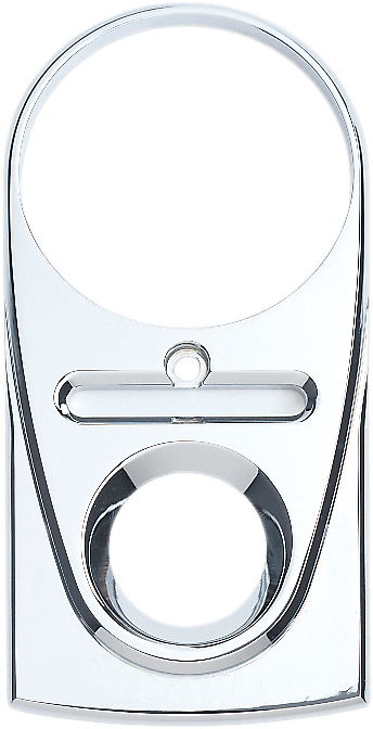 JOKER MACHINE DS-373881 Tear Drop Upper Dash Cover - Smooth - Chrome