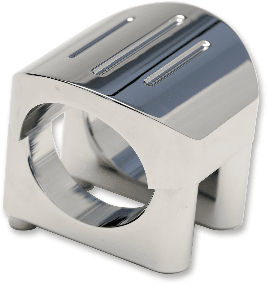 DAKOTA DIGITAL DS-373895 Chrome Clamp Mount - For 1.25" T-Bar/Riser Handlebar