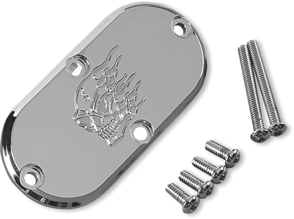 JOKER MACHINE DS-375066 Inspection Cover - Hothead - Chrome/Machined